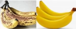 Naturally ripen & artificially ripen banana