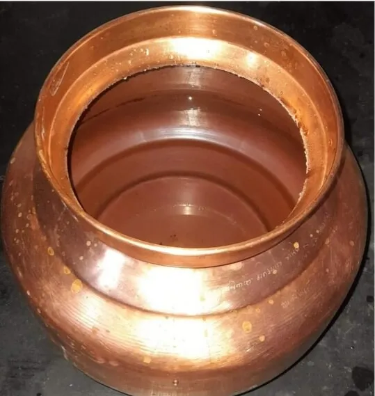 Water Stored in Copper Vessels