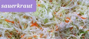 sauerkraut fermented foods